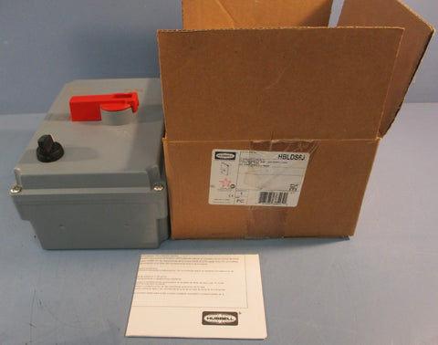 Hubbell HBLDS6J CircuitLock Disconnect Switch HBLDS6 Type 4X, 12X 60A 600VAC