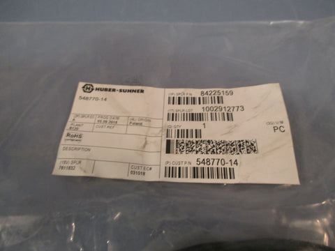 HUBER+SUHNER CABLE ASSEMBLY W/PLUG 548770-14
