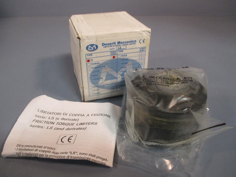 Deserti Meccanica Clutch Torque Limiter Series LS, Type 70 Version: MS LS 70 MS