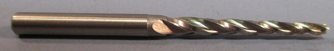Weldon 3° Tapered End Mills T1X3L1 3/32" DIA 3/16" SHK 11/4" LOC USA