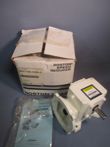 BOSTON GEAR GEARBOX NEMA MOUNTING 56C RATIO 15:1 BKF715A15B5G