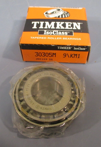 Timken Tapered Roller Bearing Cone & Cup Set 30305M 9/KM1