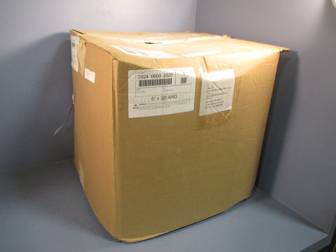 Clear Very Flexible PVC Duct Hose for Dust 6" x 20 ARD Part# 2024-0600-2020