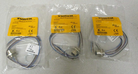 Turck FK 4.4-0.5/14.5 Eurofast Female Connector U9510-2 250V 4A (Lot of 3)