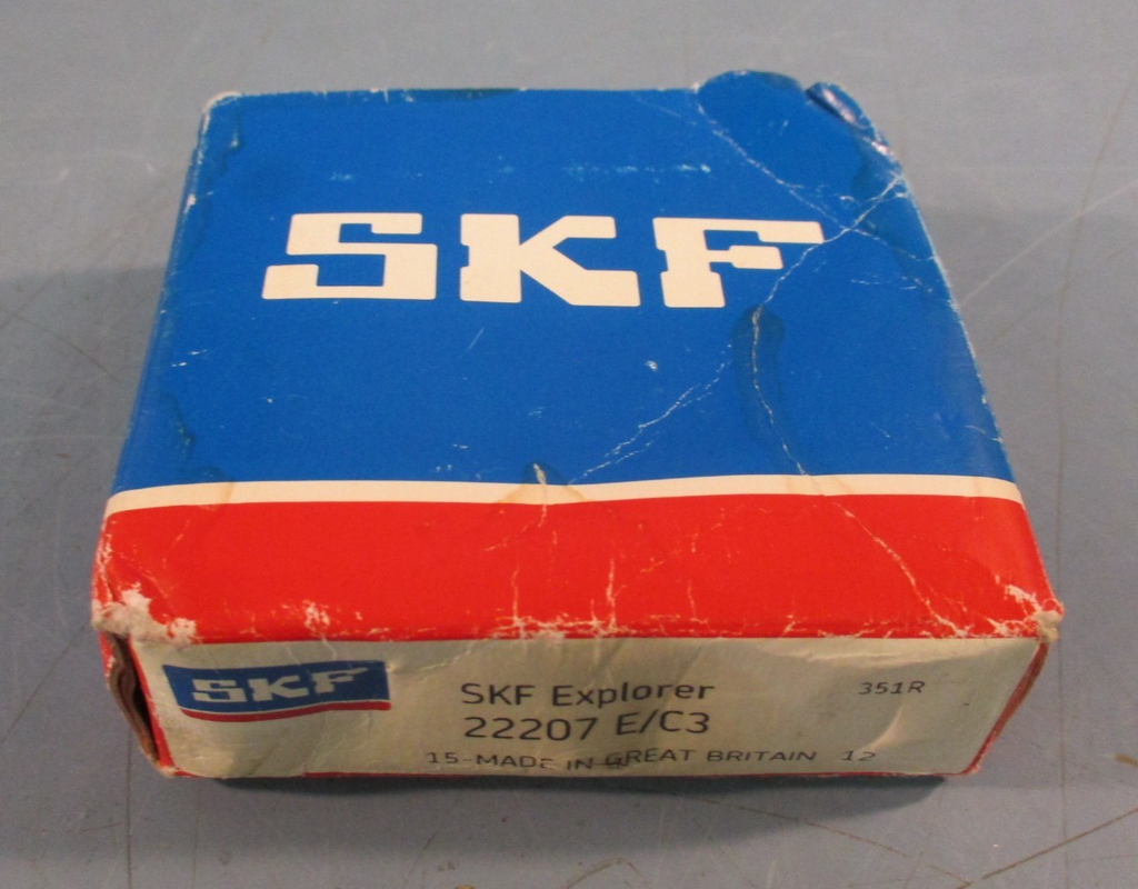 SKF 22207 E/C3 Spherical Roller Bearing 35mm Bore 35 x72x23 mm