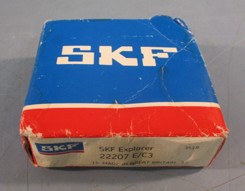 SKF 22207 E/C3 Spherical Roller Bearing 35mm Bore 35 x72x23 mm