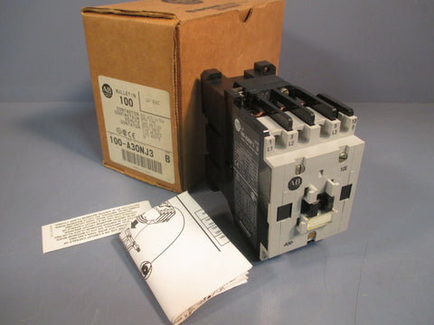 Allen-Bradley Contactor, Ser. B, 24V, 60Hz, 30A 100-A30NJ3