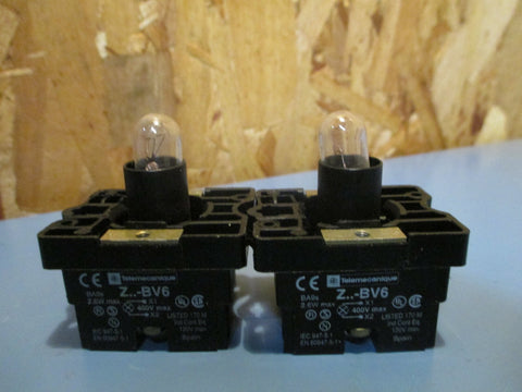 Telemecanique Push Button Light Module 400V Max (Lot of 2) ZBV6
