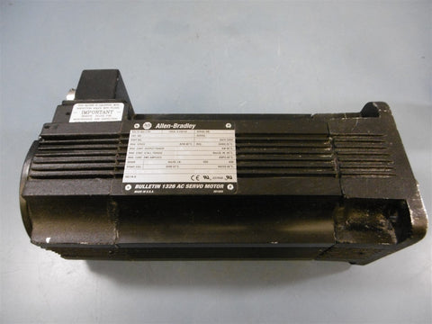 Used Allen Bradley 1326ABB420ES2L Series B 3K RPM AC Servo Motor