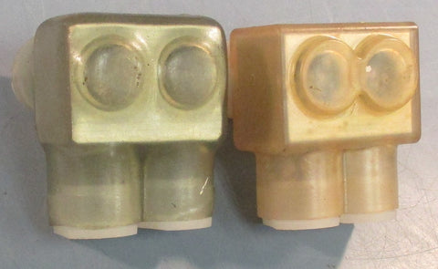 Burndy BIT-350 Multi-Tap Connector Clear Insulated #10AWG-350KCMIL Lot of 2