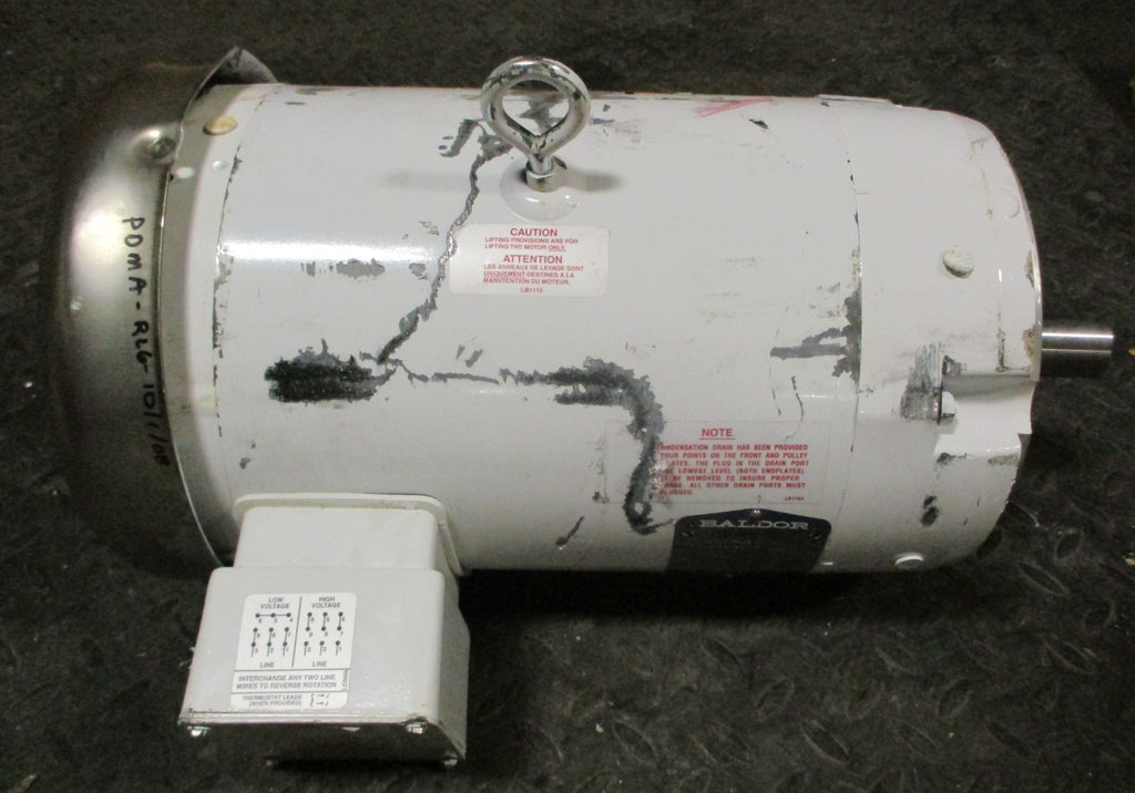 Baldor VWDM3714T Washdown Duty Motor 10HP 1725RPM 215TC 3PH 1-3/8" Shaft Dia