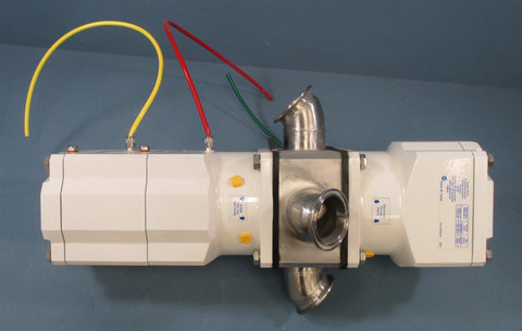 Robolux Robo Valve RV110 4 Way Pneumatic Actuator Valve 21/2" Flange OD New