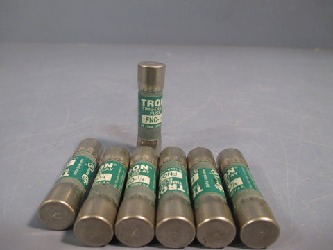 Lot of 7 Bussmann Buss Tron FNQ 1/4 Amp Fuses Time Delay 500 Volts FNQ1/4