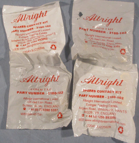 Albright 2180102 Contact Kit Single Fixed Contact Stud (Lot of 4)