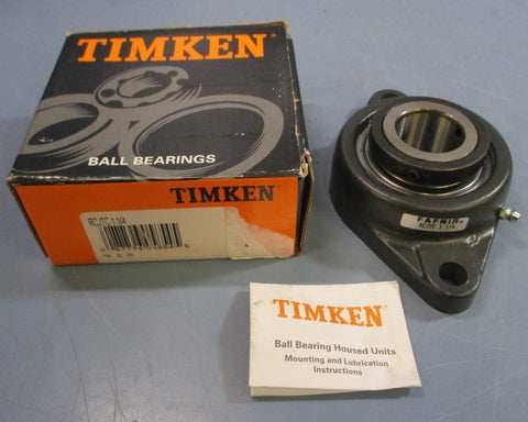 Timken Fafnir RCJTC11/4 2 Bolt Flange Block Bearing 11/4" Bore RCJTC11/4