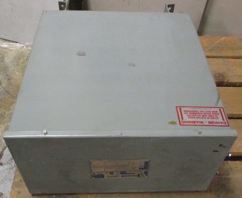 Olsun Dry Type Transformer Class AA 9642 S-24564 20KVA 480HV 240Y/139LV