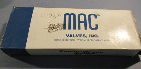 Mac Valves inc PR92CJABB Pneumatic Valve 11291 single solenoid