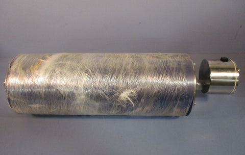 Van Der Graaf TM160B30-410 Motor Drum Conveyor Pulley SS 19" Wide 7" OD