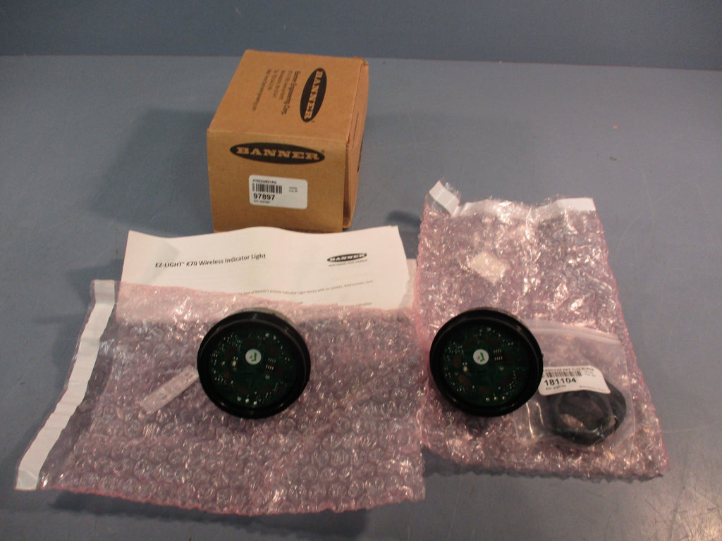 Banner Engineering K70DXN9GYRQ Wireless Indicator Green/Yellow/Red 12-30V 97897