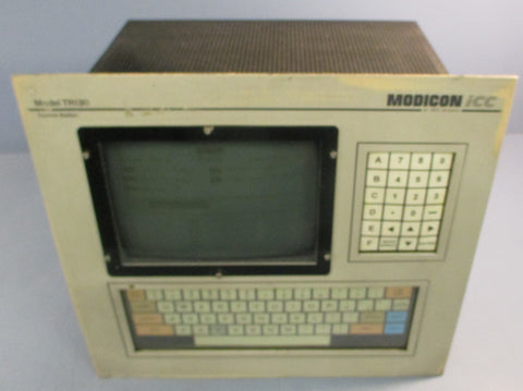 Modicon 100-258 Industrial HMI Monitor TR130 Control Station 9" Screen Rev K1