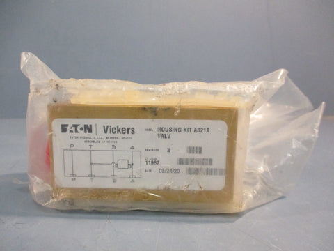 Eaton/Vickers Hydraulic Assembly Housing Kit 321A Valve 02184910 Rev D