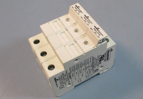 Bussman CHM3 Midget 10X38 Fuse Holders 3 Together 690V 32A Used