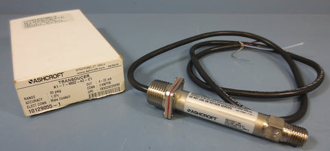 Ashcroft Pressure Tranducer K1-7-M02-42-C1 30psig