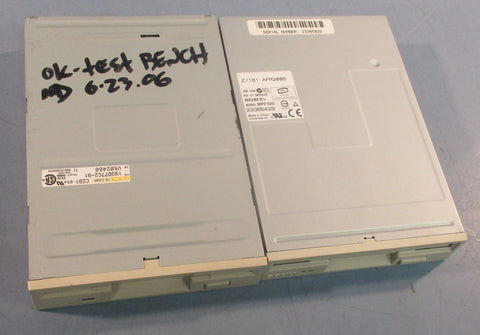 Teac / Sony 193077C2 - 91 / MPF920 Floppy Disk Drive Lot of 2