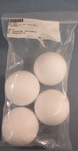Lot of 4 Wilden 08-1080-55 2" Diaphragm Pump Check Valve Balls PTFE