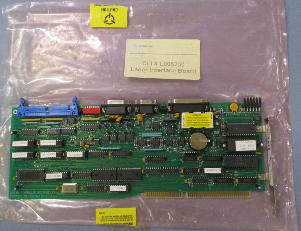 Domino LCB L005200 Diglase Controller 005200 Rev C1 PCB005203C1