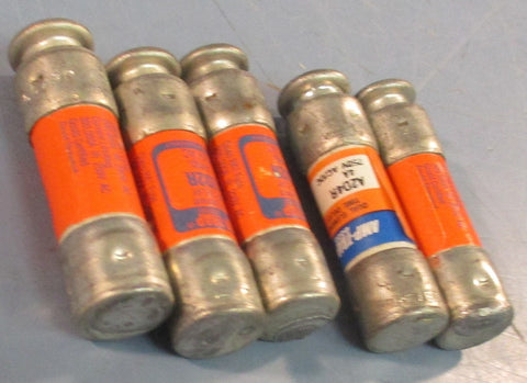 Ferraz Shawmut Amp-Trap A2D4R Time Delay Fuse Dual Element 4A 250V Lot of 5
