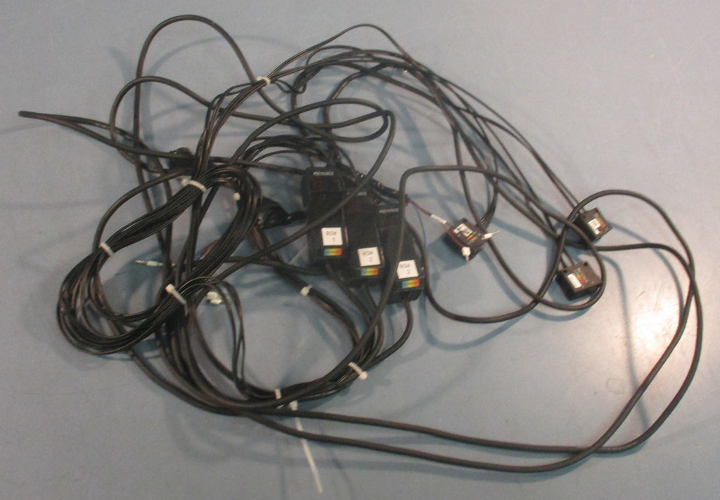 Keyence CZ-V21AP/CZ-H35S Sensor Amplifier/Fiber Optic Reflective Sensor Lot of 3