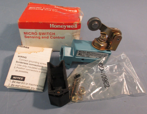 HONEYWELL MICRO SWITCH BZE62RQ2 ACTUATOR STYLE LIMIT SWITCH