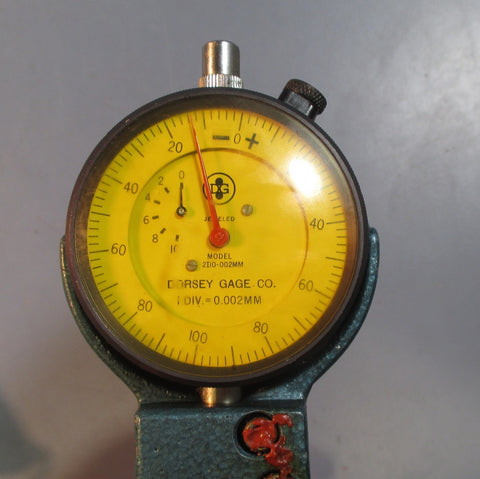 Dorsey Gage 2I10-002mm Dim: 7.94-7.984 Snap Gauge w/ Dundick 7.962mm Plug