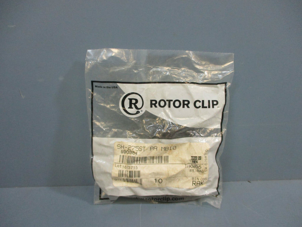 Rotor Clip Retain Ring SH-275ST PA MB10 FACTORY SEALED Pack of 10