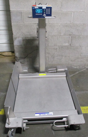 Mettler Toledo Deckmate 2888 Floor Scale 500 Lb Max w/ IND560 Weighing Terminal