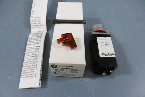 NIB Allen Bradley 800MR16HA2BRA Small Round Illuminated Selector Switch