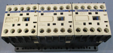 (Lot of 3) Telemecanique CA2KN22F7 Control Relay 110V 50/60Hz 042837