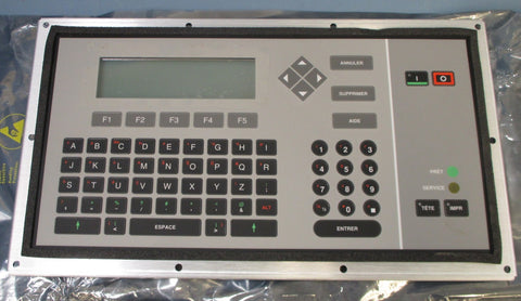 VideoJet Interface Panel 355315 French Keyboard PKD 37500502/B NEW