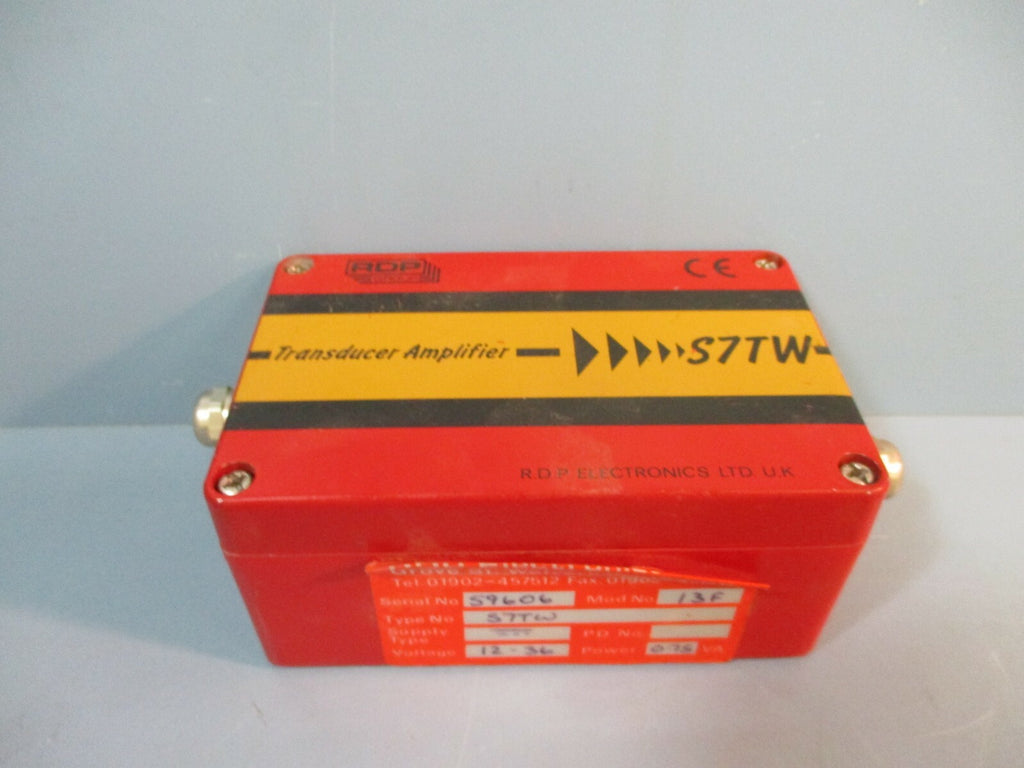 RDP Group Transducer Amplifier S7TW 12-36 Volt Power 0-75VA Used
