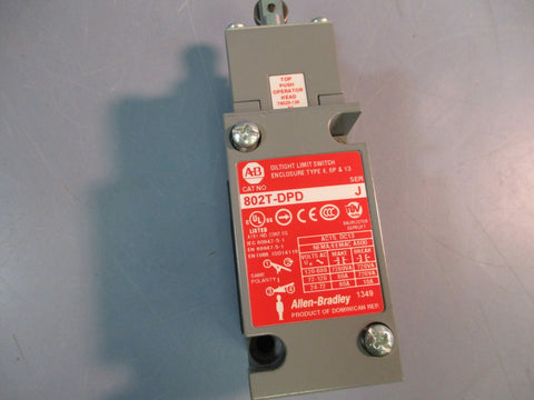 Allen Bradley Plug In Limit Switch Enclosure Series J