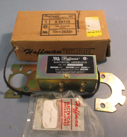 Hoffman Electrical Interlock 100A 50/60Hz Cat# A-EK115 120/110VAC