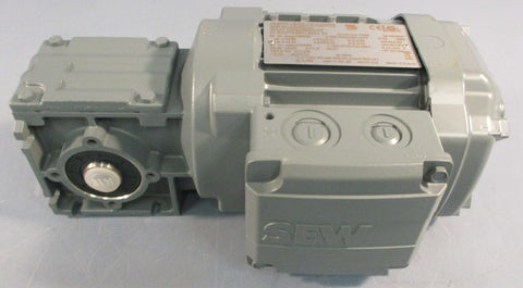 Sew Eurodrive WA10 DRN63MS4/TF Gearmotor 3PH 1380/42RPM 0.12kW 5/8" Shaft Dia