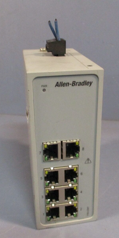Allen Bradley Stratix 2000 Unmanaged Ethernet Switch Ser A 1783US8T