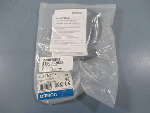 Omron E3FARP11 Photoelectric Sensor 10 to 30V DC New