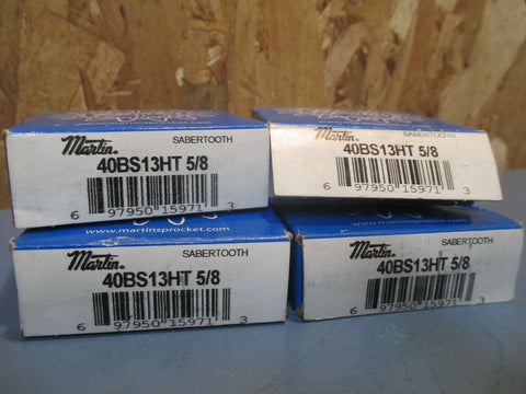 Martin Sprocket (Lot of 4) 40BS13HT 5/8