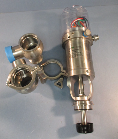 SPX Waukesha Cherry Burrell W6107652 Actuator Operated w/Sanitary Valve