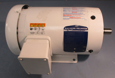 Baldor Reliance CEFWWDM3554T Washdown Duty Motor 1.5HP 1755RPM 7/8" Shaft Dia