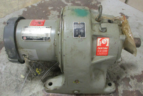 US Motors 1284341 Gearmotor TFGD 3PH 1HP 1750RPM 230/460V 15/8" Shaft Dia