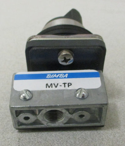 Bimba MV-TP Manually Actuated Pneumatic Directional Flow Control Valve 1/8" NPTF